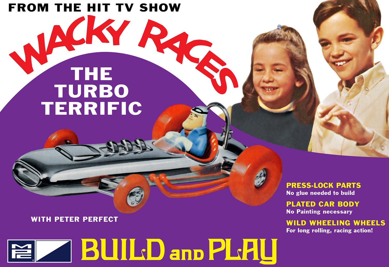 MPC 1/25 Wacky Races Turbo Terrific Snap Fit Kit | 849398043585