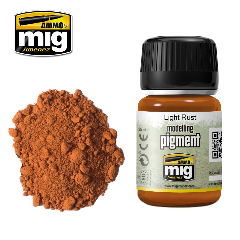 Ammo Mig Light Rust Pigment | 8432074030065