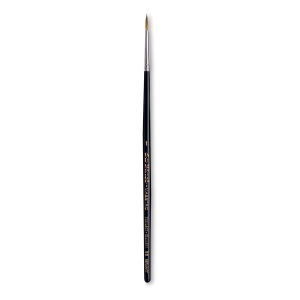 Da Vinci Watercolor Series 35 Maestro Kolinsky Brush - Long Tapered Round, Short Handle, Size 1 | 4017505006778