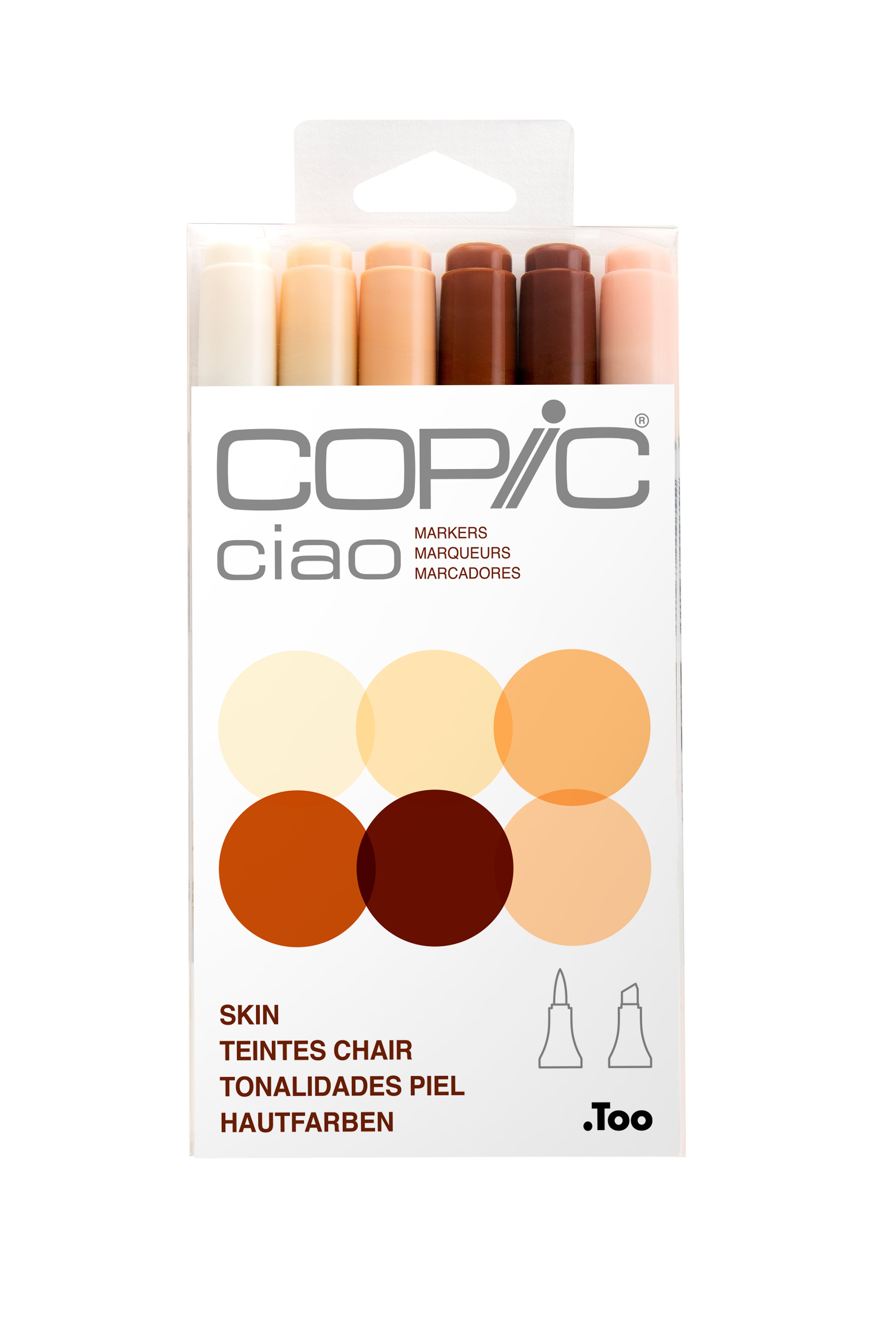 Copic Ciao Marker Skin 6Pc Set | 4511338053652