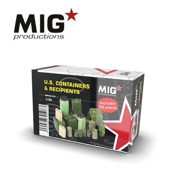 MIG 1/35 U.S. Containers & Recipients | 8435568305083