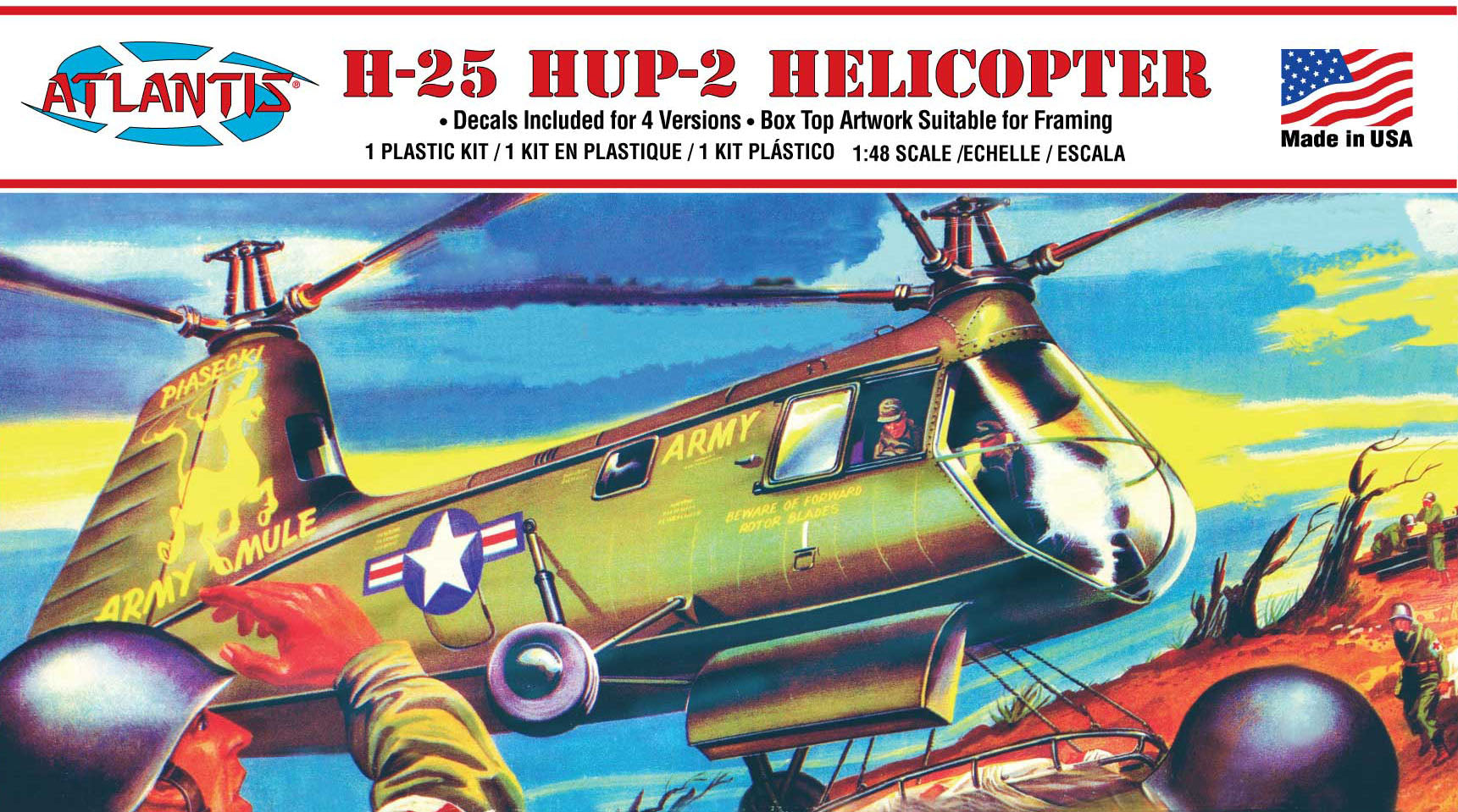 Atlantis H-25 Army Mule HUP-2 Helicopter 1/48 | 850002740103