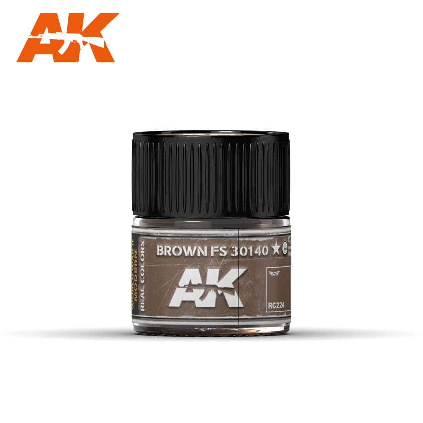 AK Interactive Real Colors Brown FS 30140 10ml | 8436564925251