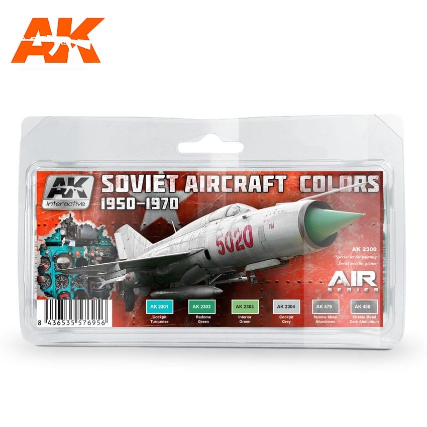 AK Interactive Soviet Aircraft Colors 1950-1970 | 8436535576956