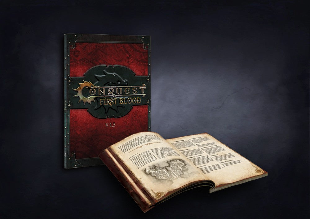 Conquest, First Blood Softcover Rulebook Ver 1.5 - English (PBW8018) | 5213009012942