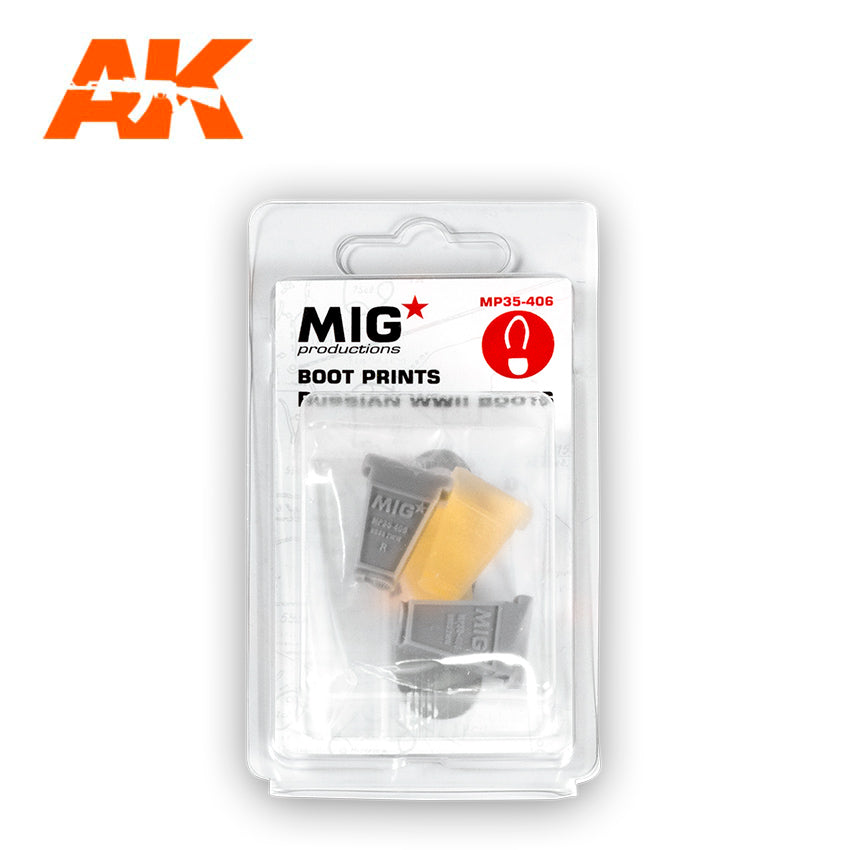 MIG 1/35 Boot Prints Russian WWII Boots | 8435568304949
