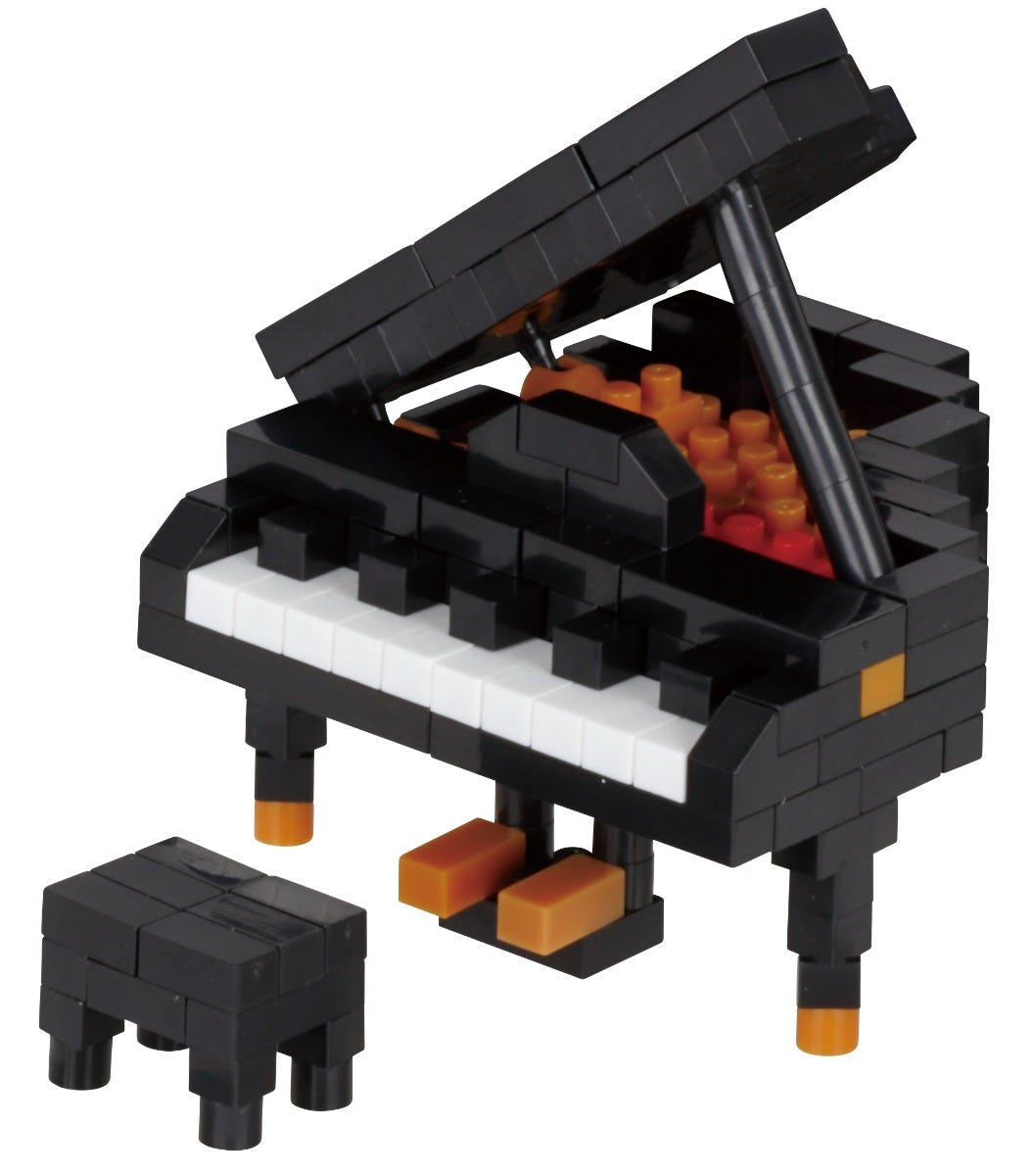 Nanoblock Collection Series, Grand Piano 'Instruments' | 4972825220375