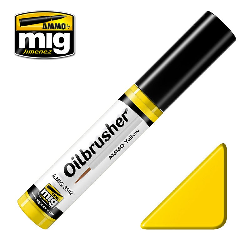 Ammo Mig Oilbrusher - Ammo Yellow | 8432074035022