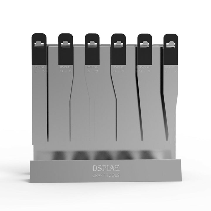 DSPIAE Stainless Steel Sanding File Set with Rack | 6970845564149