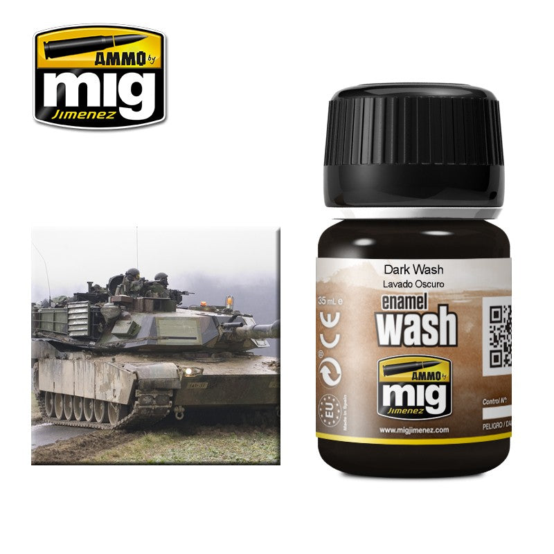 Ammo Mig Dark Enamel Wash | 8432074010081