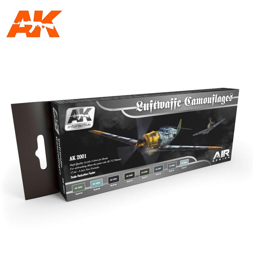 AK Interactive Luftwaffe Camouflages Colors Set | 8436535572873