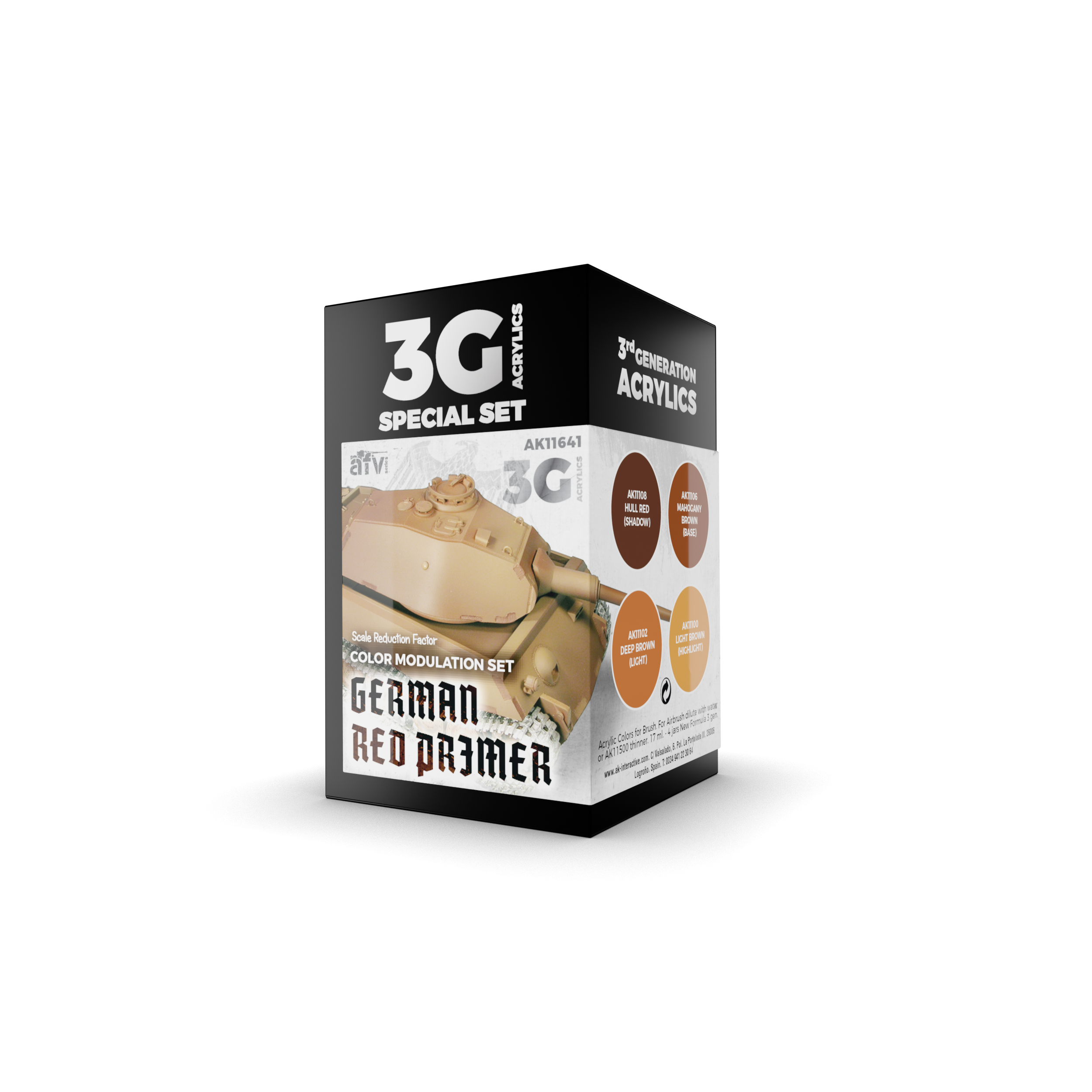 AK Interactive 3G Modulation German Red Primer | 8435568310636