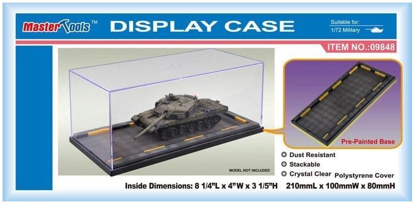 Master Tools Display Case 210X100X80mm w/ Pre-painted Base | 9580208098487