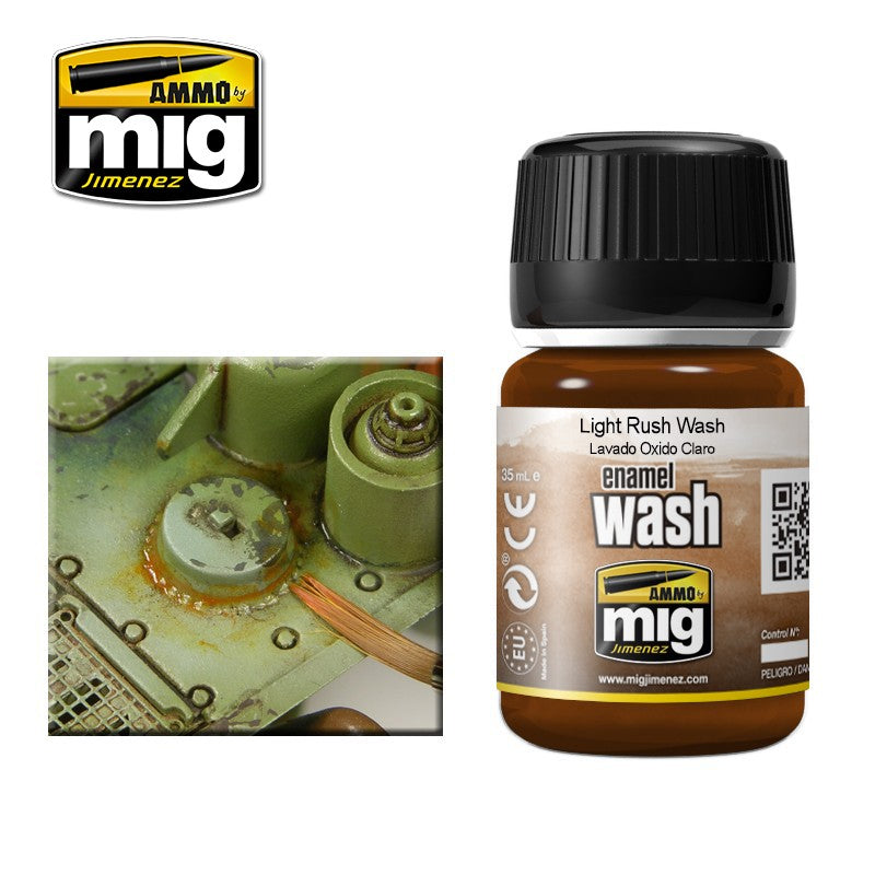 Ammo Mig Light Rust Enamel Wash | 8432074010043