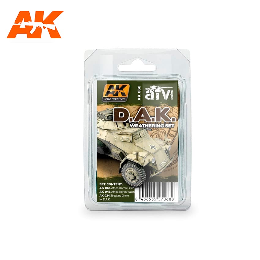 AK Interactive Afrika Korps Weathering Set | 8436535570688
