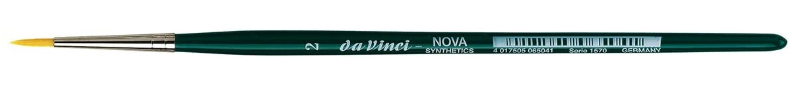 Da Vinci NOVA Series 1570, hobby brush, finest golden synthetic fibre, Size:2 | 4017505065041