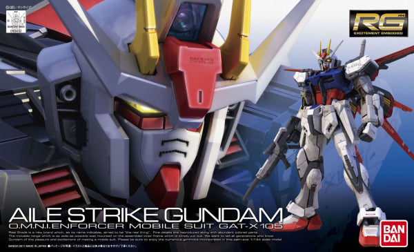 Bandai #3 GAT-X105 Aile Strike Gundam 'Gundam SEED', Bandai RG | 4543112694928