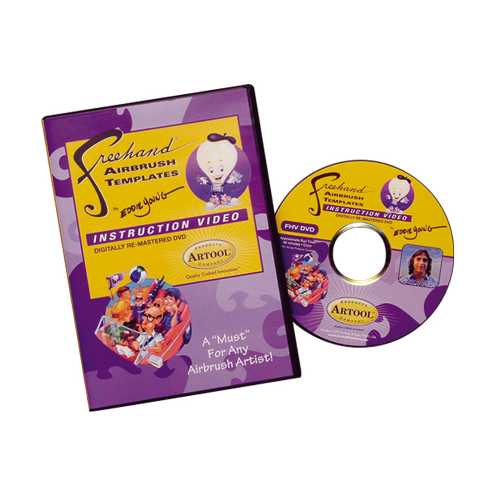 IWATA Artool Templates Instructional DVD by Eddie Young | 758240003359