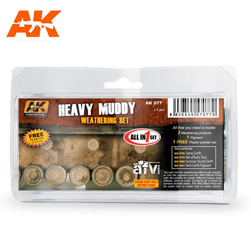 AK Interactive Heavy Muddy Set | 8436535570770