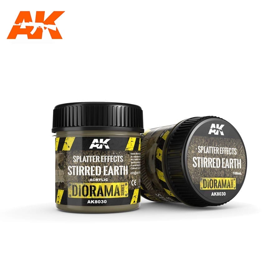 AK Interactive Splatter Effects Stirred Earth - 100ml (Acrylic) | 8436564921123