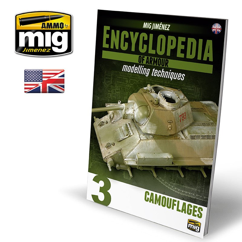 Ammo Mig Encyclopedia of Armour Modelling Techniques - Vol. 3: Camouflages (English) | 8432074061526