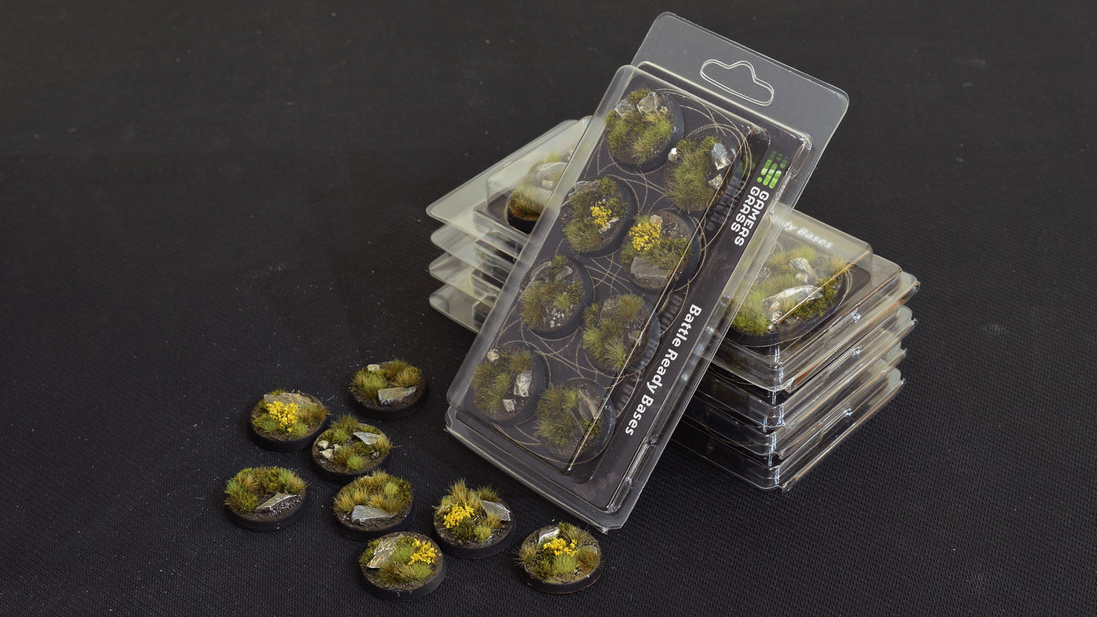 Gamers Grass Battle Ready Bases - Highland - Round 32mm (x8) | 738956788443