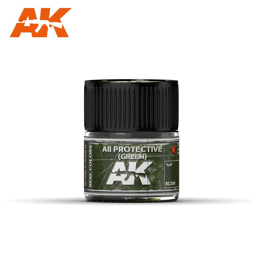 AK Interactive Real Colors AII Green 10ml | 8436564926104