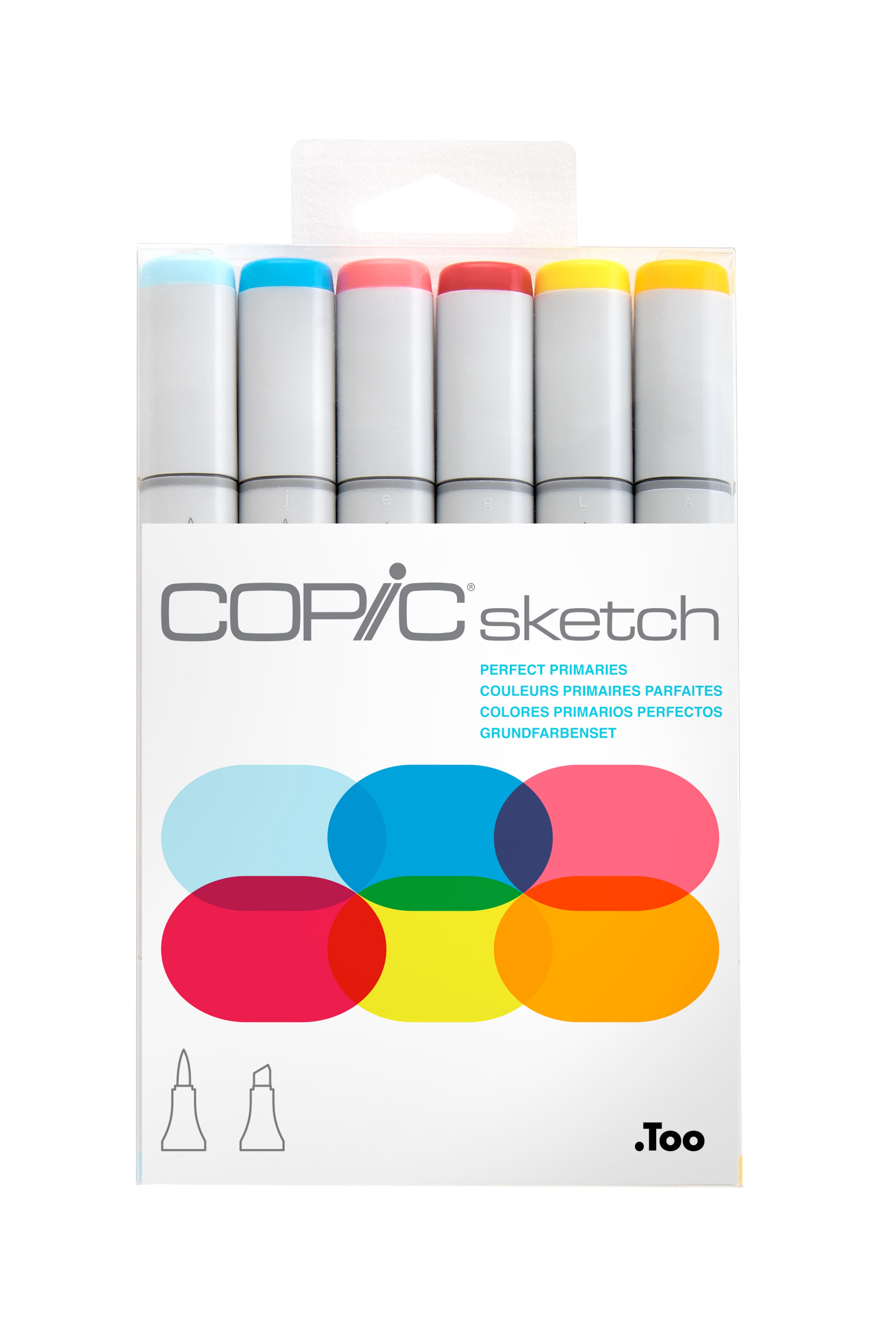 Copic Sketch Marker Perfect Primaries 6Pc Set | 4511338052679