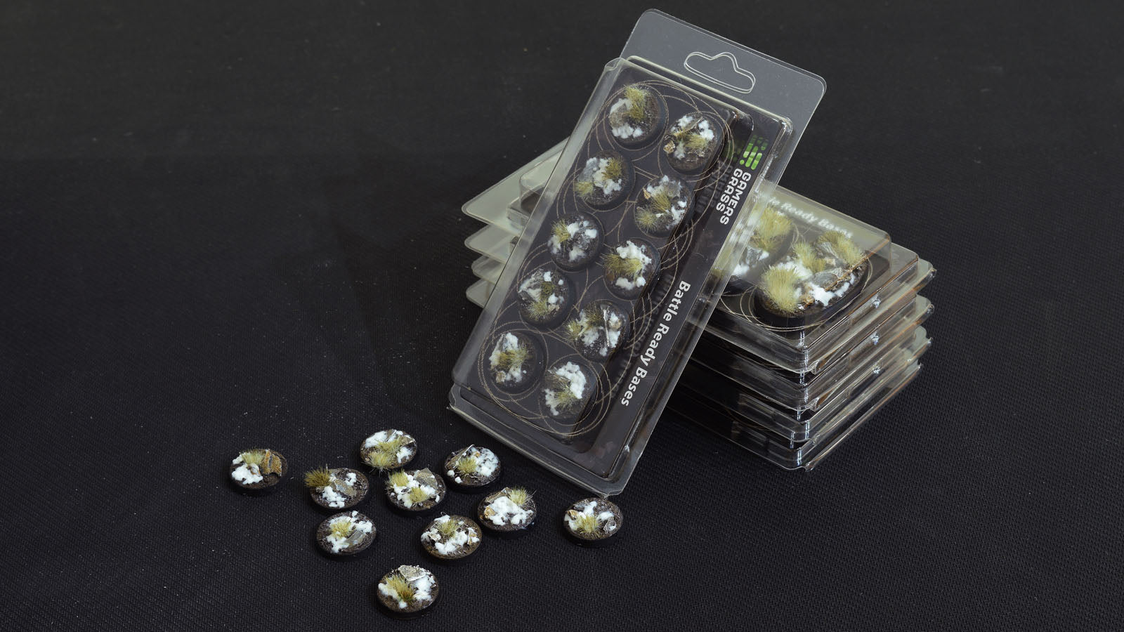 Gamers Grass Battle Ready Bases - Winter - Round 25mm (x10) | 738956788252