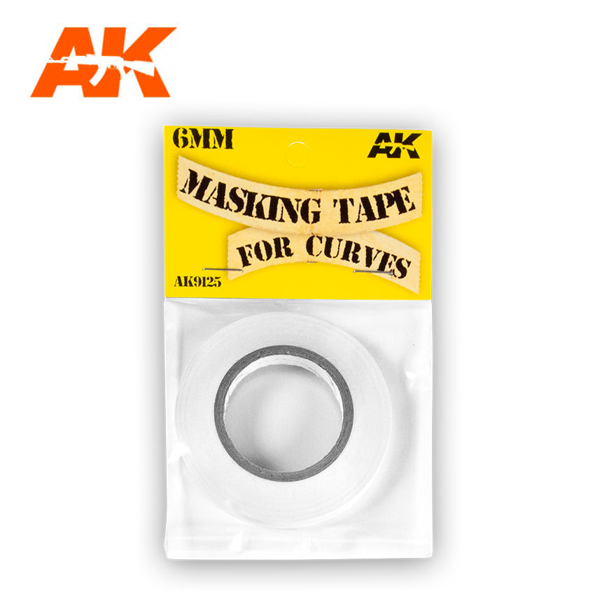 AK Interactive Masking Tape for Curves 6mm | 8435568307315