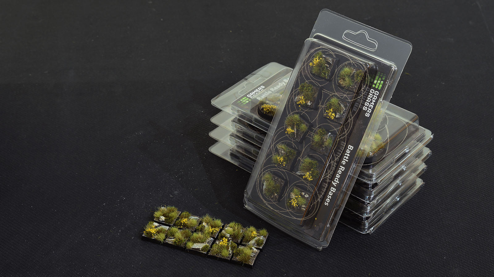 Gamers Grass Battle Ready Bases - Highland - Square 20mm (x10) | 738956788566