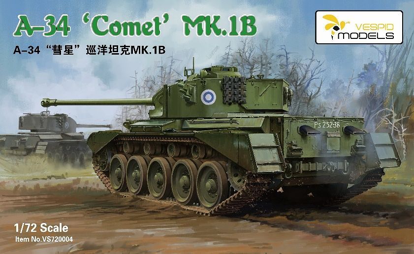 Vespid Models 1/72 Cruiser Tank A34 'Comet' Mk.IB | 7200045