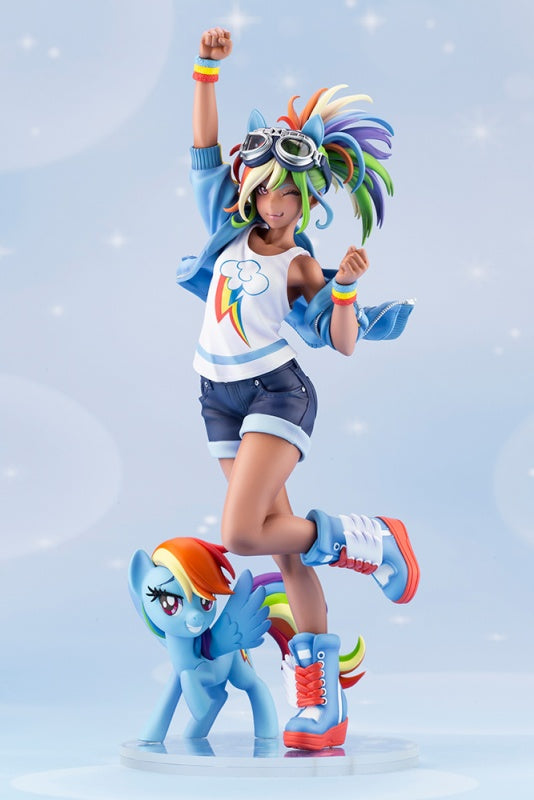Kotobukiya 1/7 My Little Pony Rainbow Dash Bishoujo Statue, Painted and Assembled Figure Kit | 190526017610