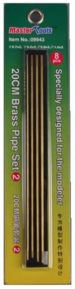 Master Tools 20cm Brass Pipe Set 2--0.7,0.8,0.9,1.0*8 | 9580208099439