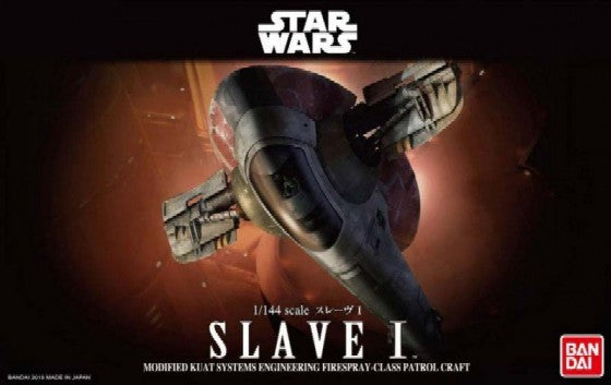 Bandai Slave 1 'Star Wars', Bandai Star Wars 1/144 Plastic Model | 4549660006381