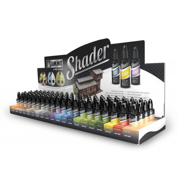 Ammo Mig Shaders Retail Counter Display Stand (20 Shaders x 4 Units) | 8432074081784