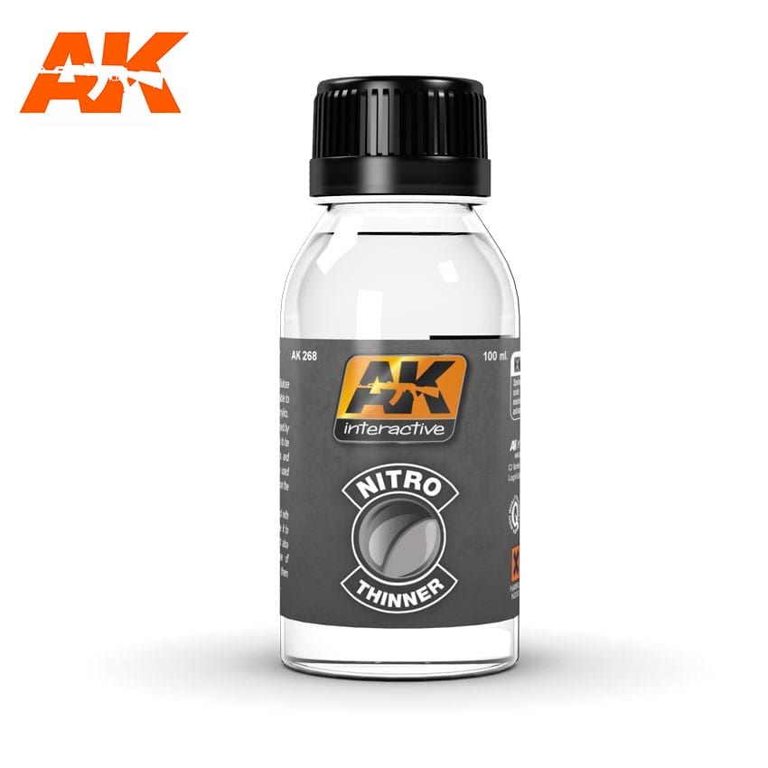 AK Interactive Nitro Thinner (For Clear Colors And For Cleaning) | 8436535572682