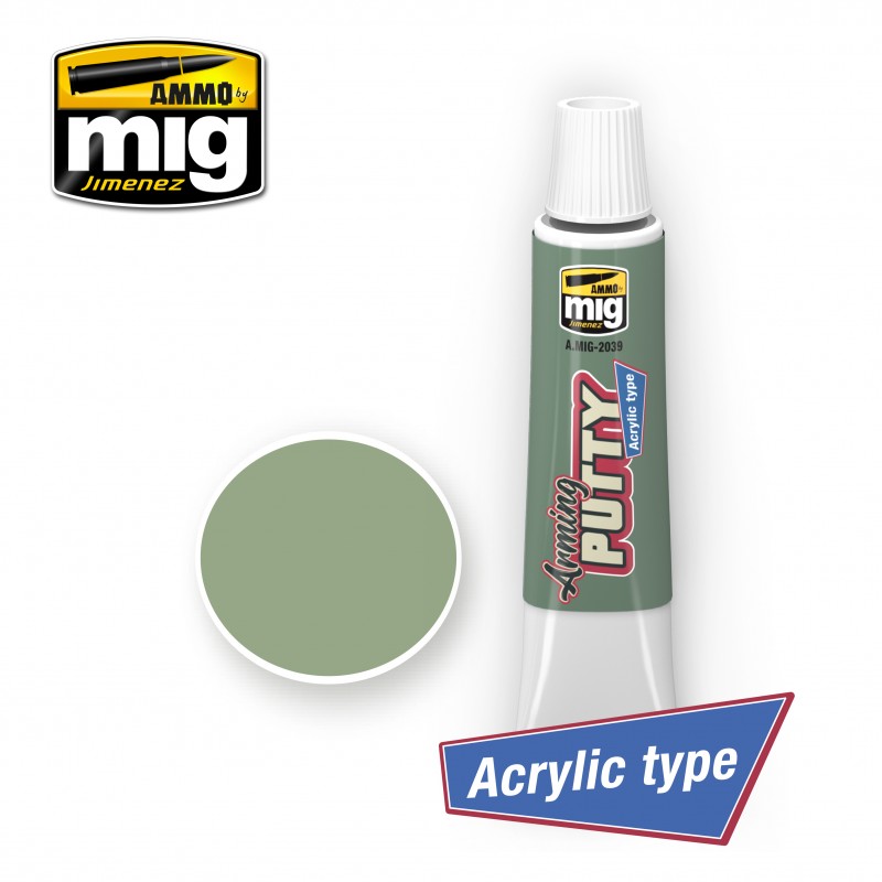 Ammo Mig Arming Putty Acrylic Type 20ml | 8432074020394