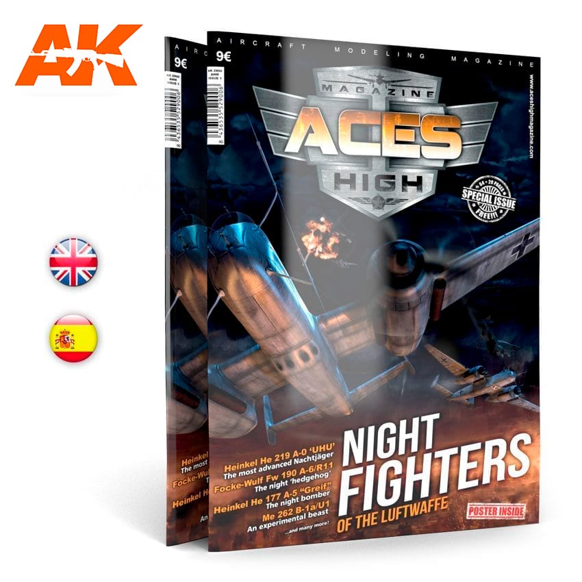 AK Interactive Aces High 01: Night Fighters - English | 8436535573672