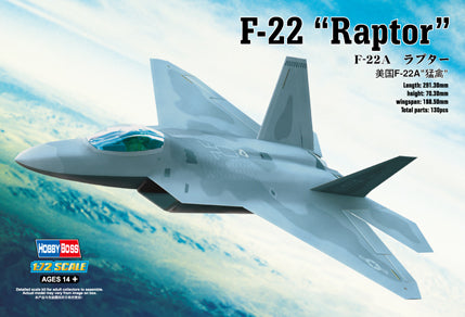 Hobby Boss 1/72 F-22A 'Raptor' | 6939319202109