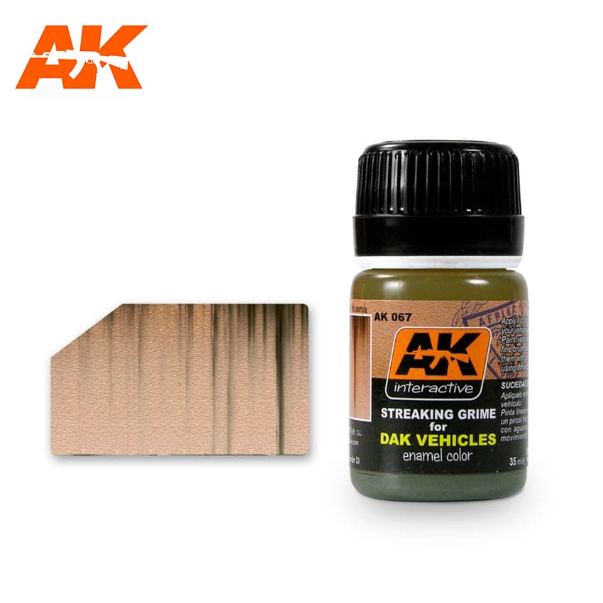 AK Interactive Streaking Grime For Afrika Korps Vehicles | 8436535570671
