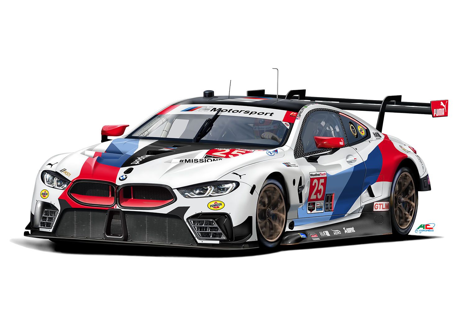 Platz NuNu 1/24 BMW M8 GTE DAYTONA WINNER 2019 | 4545782068023