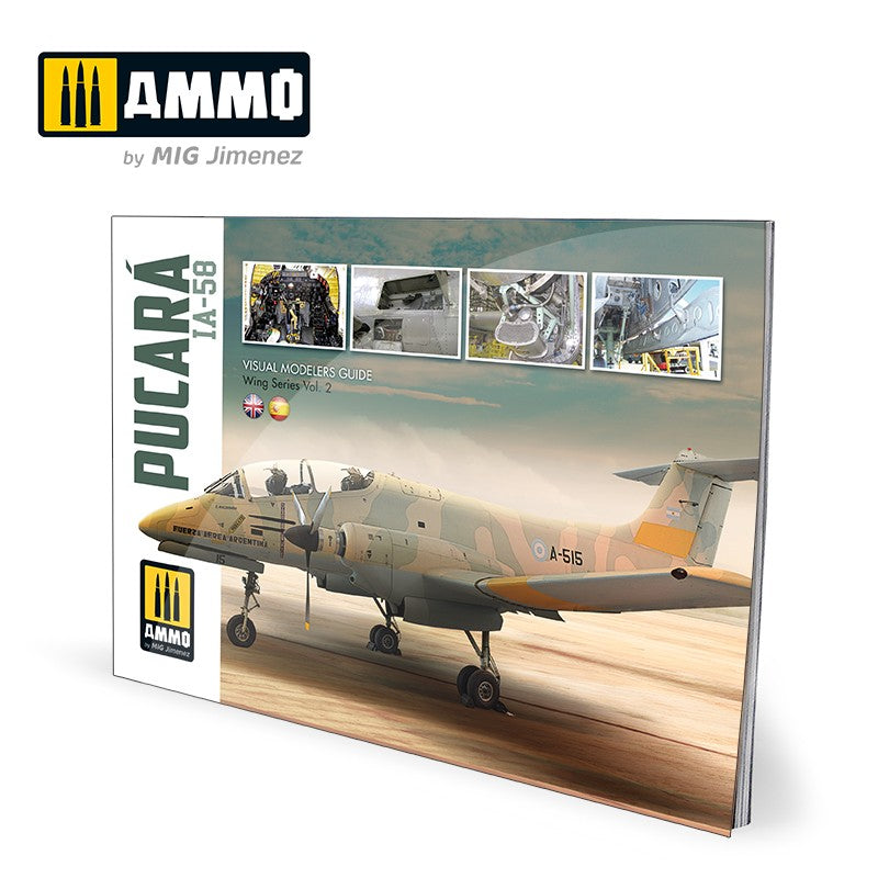 Ammo Mig Ia-58 Pucará - Visual Modelers Guide (English, Spanish)