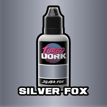 Turbo Dork Silver Fox Metallic Acrylic Paint 20ml Bottle | 631145995014