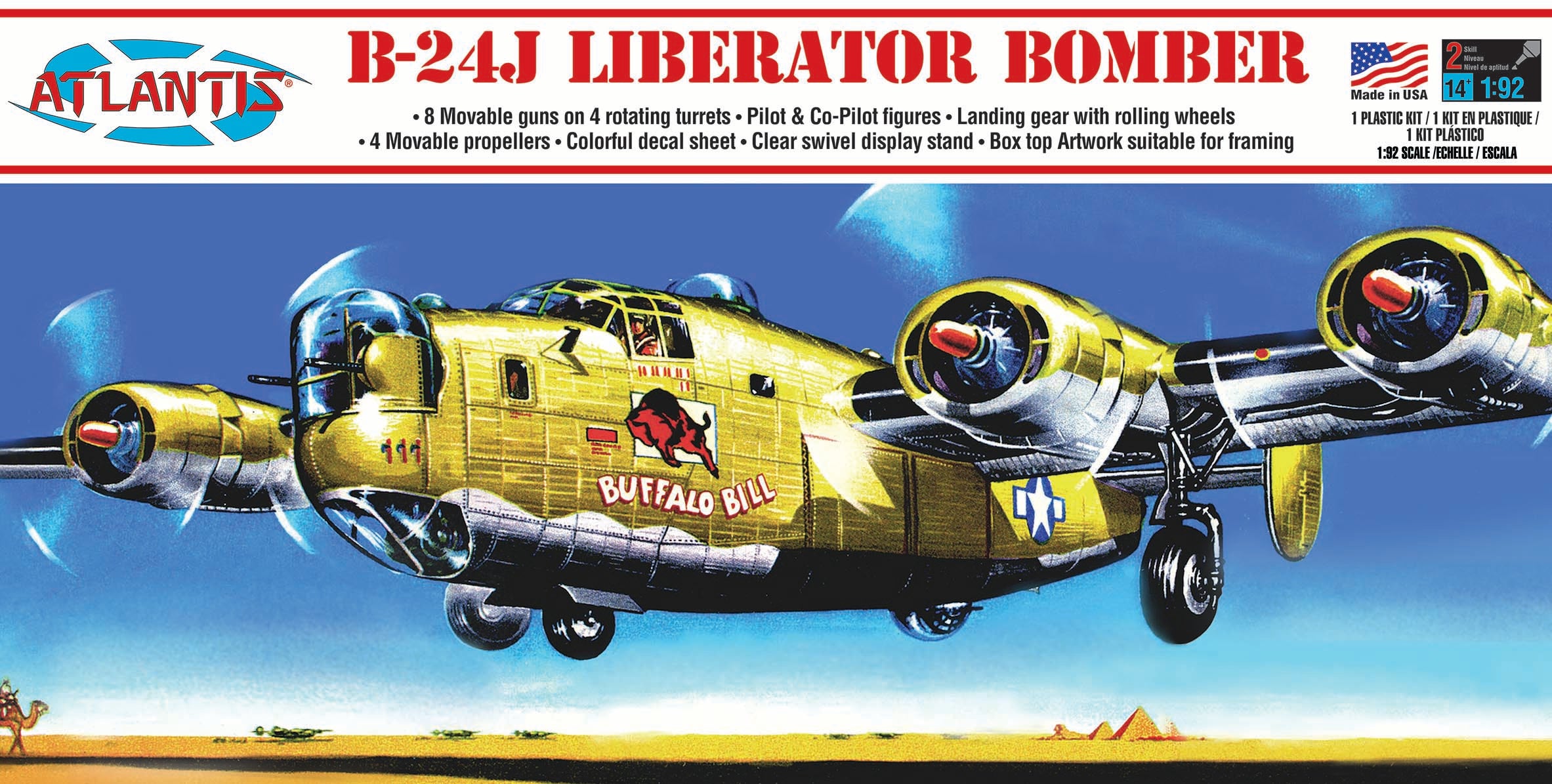 Atlantis 1/92 B-24J Liberator Buffalo Bill | 850002740042