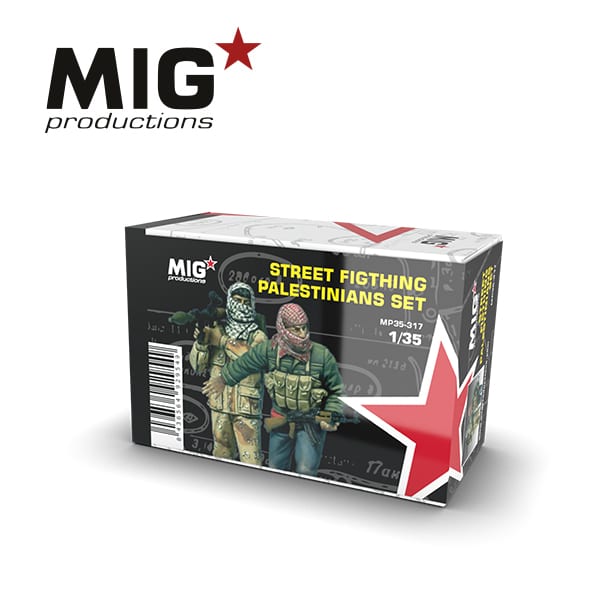 MIG 1/35 Street Fighting Palestinians Set | 8436564929549
