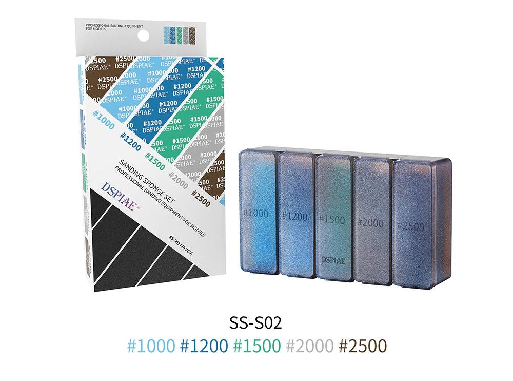 DSPIAE #1000-#2500 Sanding Sponge 30Pcs | 6970845563166