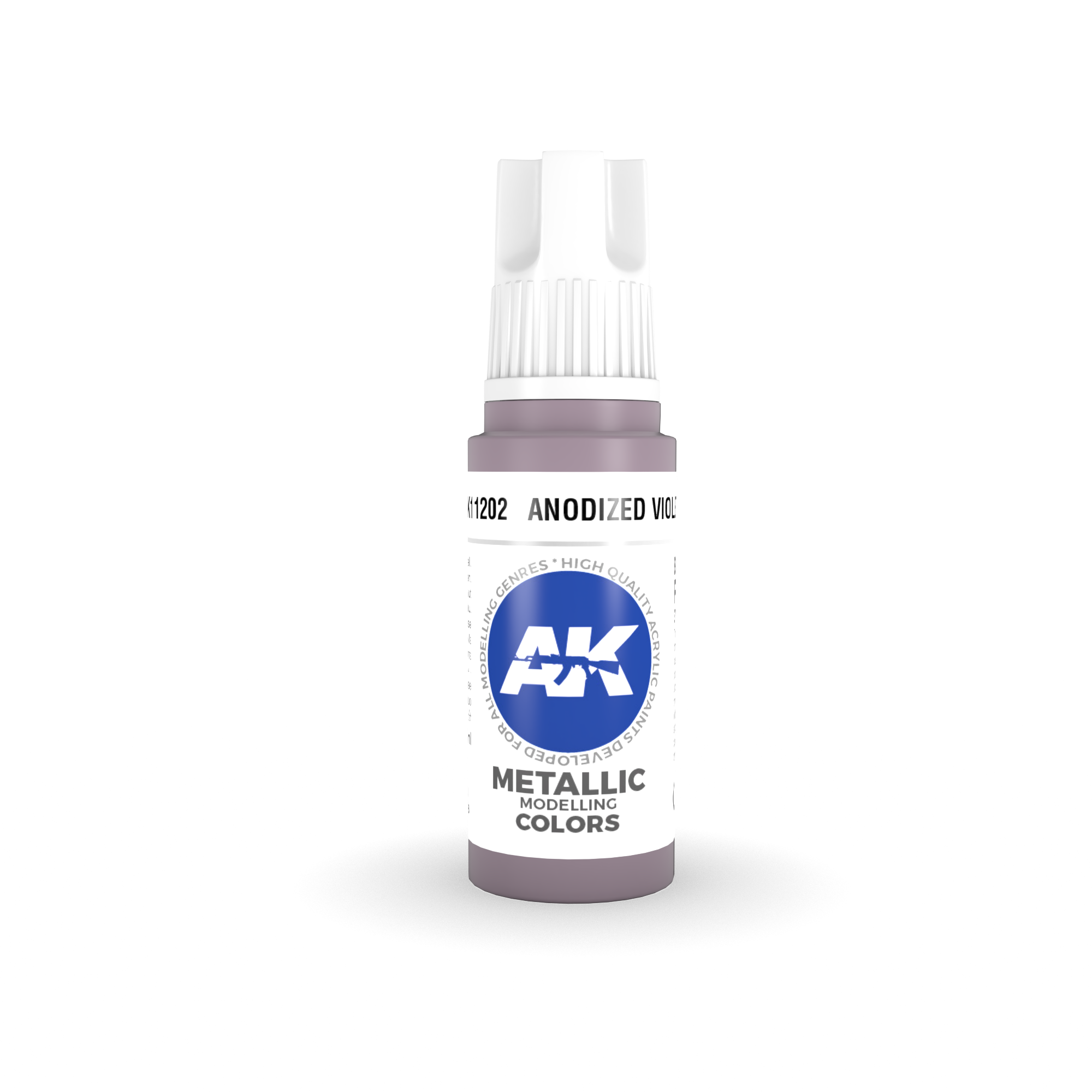AK Interactive 3G Acrylic Anodized Violet 17ml | 8435568304352