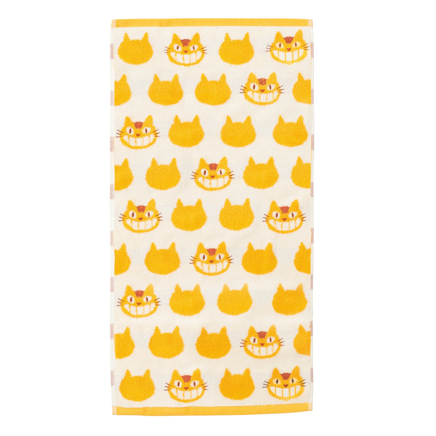 Marushin Studio Ghibli Silhouette Towel Series Catbus - (Bath Towel) 'My Neighbor Totoro', Size: 23.6" x 47.24" | 4992272649284