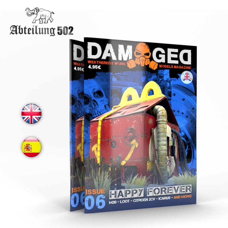 Abteilung502 DAMAGED, Worn and Weathered Models Magazine - 06 (English) | 8435568300828